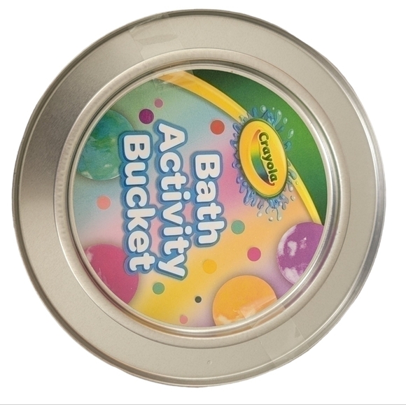 🛑 2 / $40 Sale! Crayola Bath Activity Bucket 30 Pc Set NWT - Picture 6 of 7